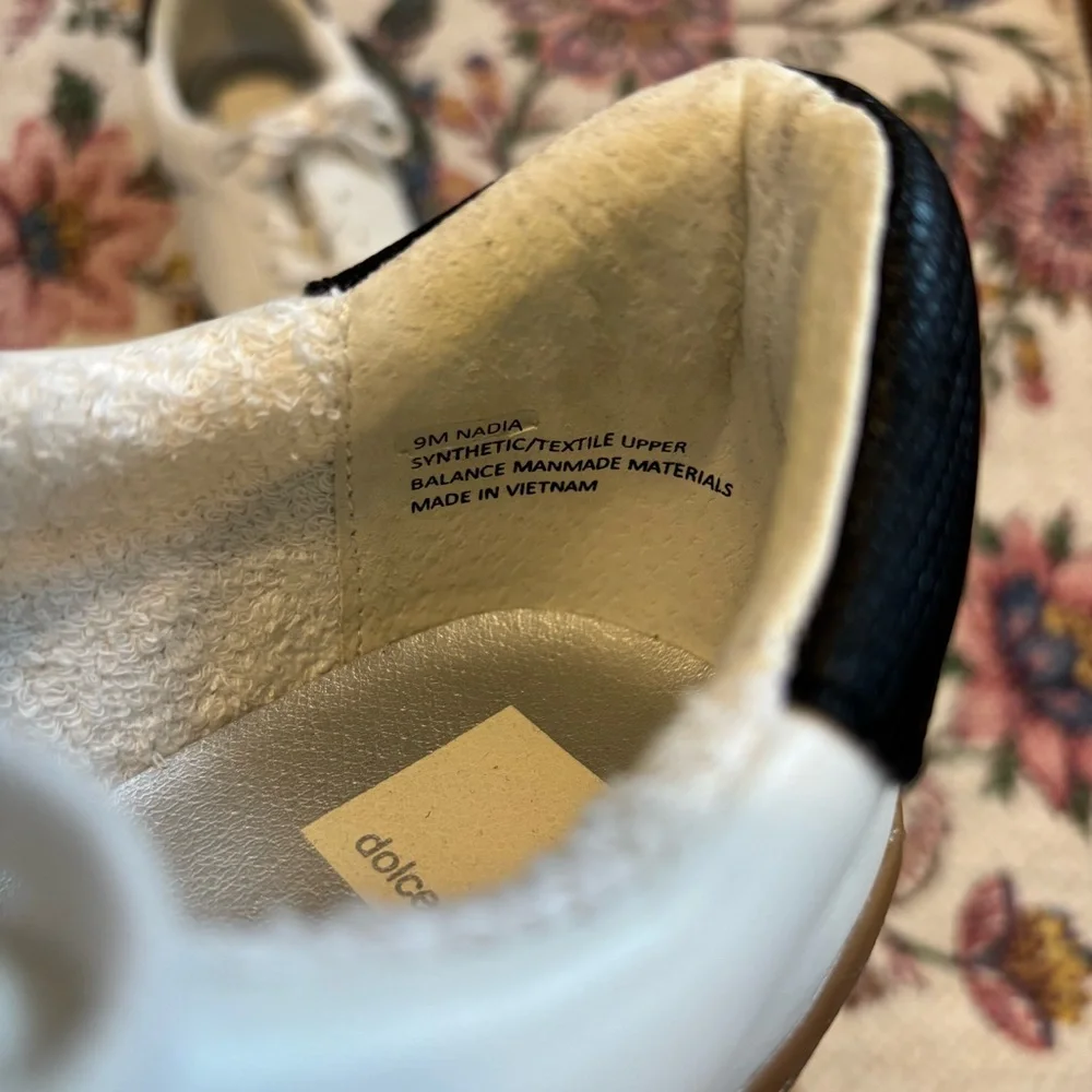 Dolce Vita Black and White Sneakers - Picture 3 of 12